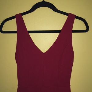 Sleeveless Deep V Dress (worn once)